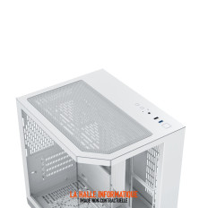 Boîtier Xigmatek Cubi M RGB Blanc - Mini Tour Micro ATX