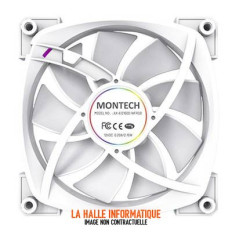 Ventilateur Montech RX120 RGB 12cm Blanc | Refroidissement PC