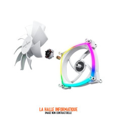 Ventilateur Montech RX120 RGB 12cm Blanc | Refroidissement PC
