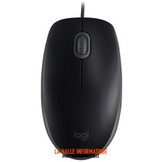 Souris filaire Logitech B110 Silent USB Noir