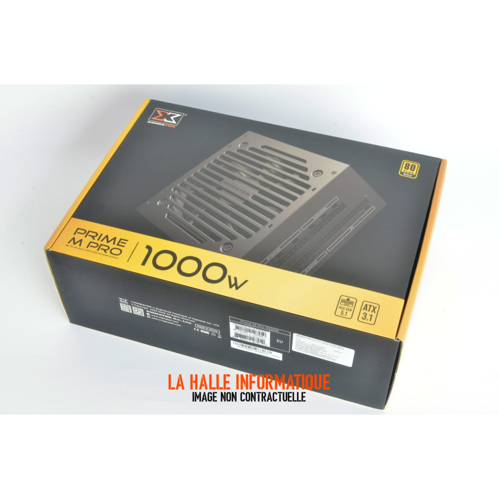 Xigmatek Prime M 1000W ATX - Alimentation PC noire