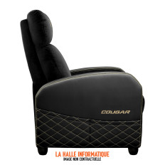 Sofa Cougar Ranger Elite Noir/Or - Fauteuil Gaming Prestige