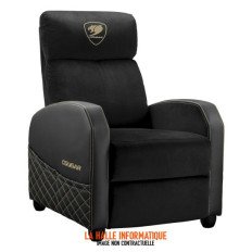 Sofa Cougar Ranger Elite Noir/Or - Fauteuil Gaming Prestige