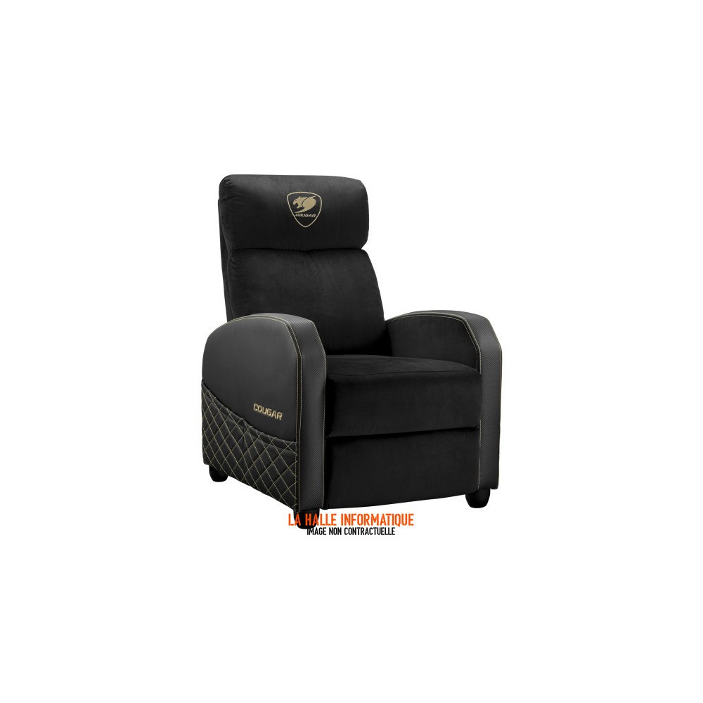 Sofa Cougar Ranger Elite Noir/Or - Fauteuil Gaming Prestige