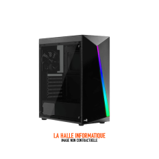 Boîtier ATX AeroCool Shard RGB Verre Trempé Noir