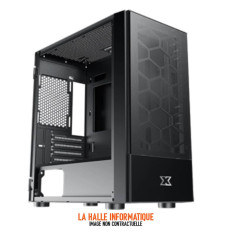 Boitier Micro ATX Xigmatek Oreo RGB Noir vitré