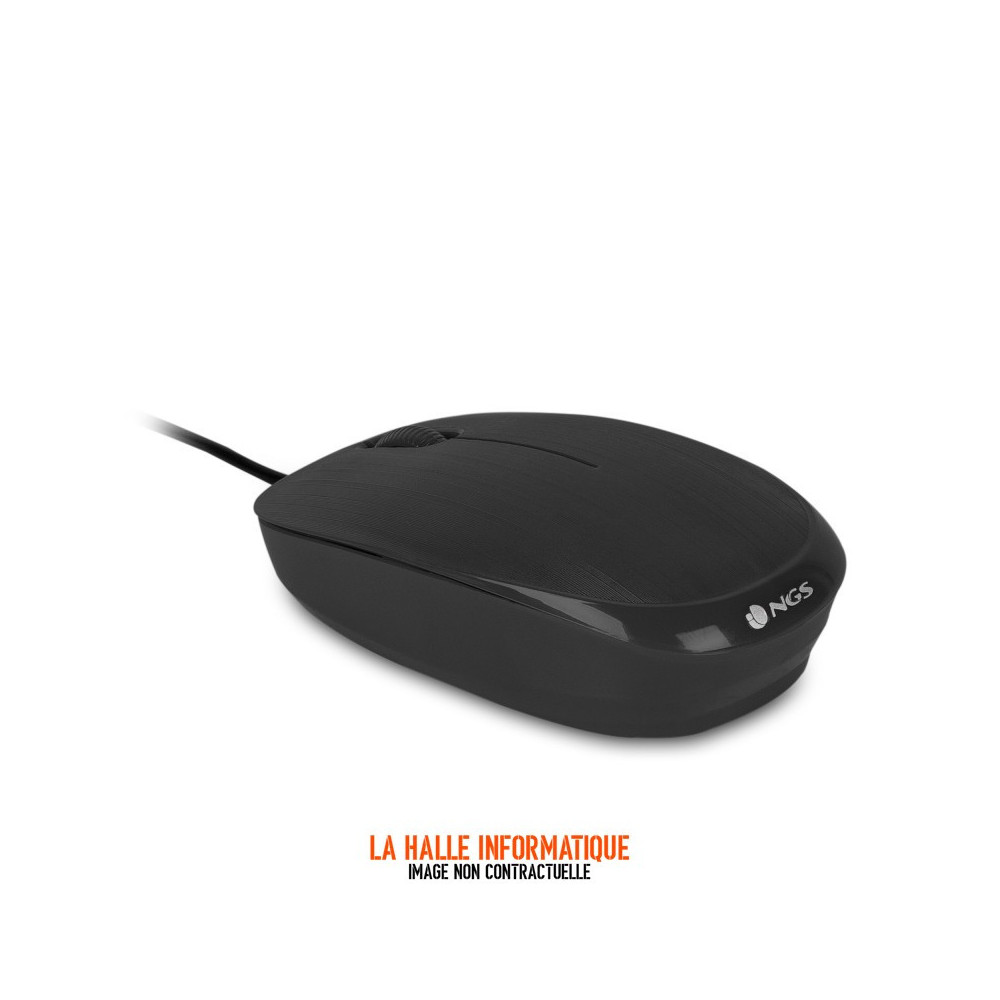 Souris filaire NGS Flame (Noir)