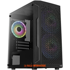 Boîtier Micro ATX AeroCool Trinity Mini RGB Noir | Panneau vitré