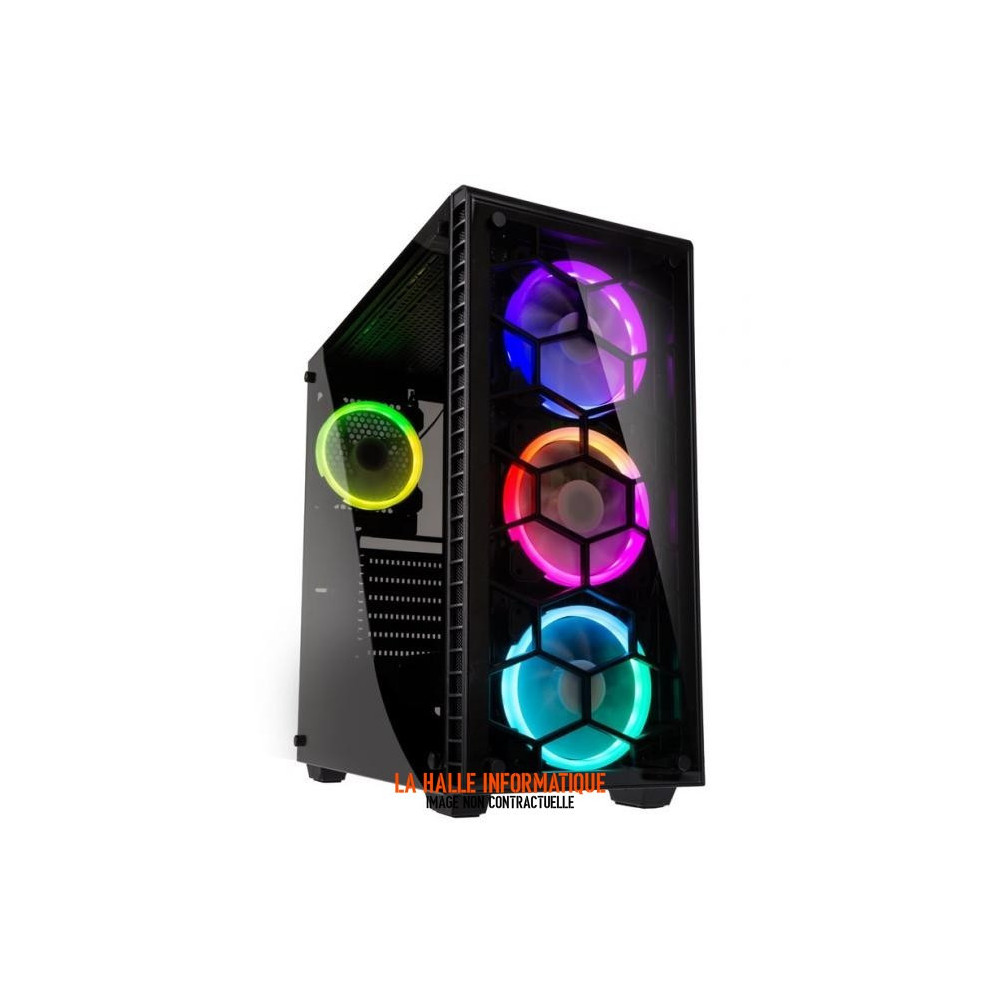 Boîtier Kolink Observatory Z RGB Noir E-ATX, Panneaux Vitrés, RGB
