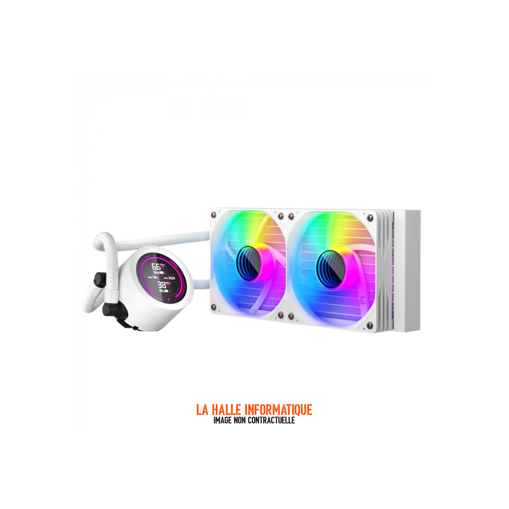 1stPlayer TS4 RGB 240mm Blanc - Watercooling AIO