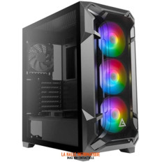 Boîtier ATX Antec DF600 Flux RGB Noir avec Panneau Vitré