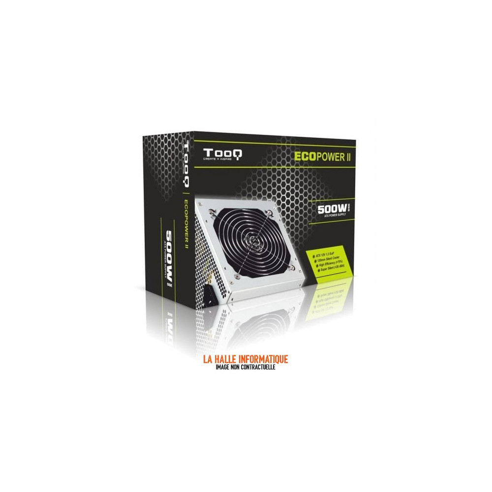Alimentation ATX TooQ Ecopower II SSE- 500W - Alimentation PC fiable