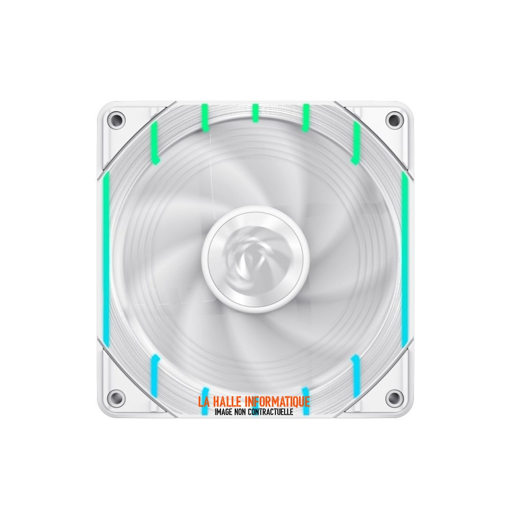 Gamemax Tornado T12 RGB 12cm Blanc - Ventilateur Boîtier RGB