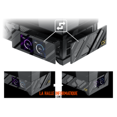 Boîtier E-ATX Xigmatek Alphard Pro RGB Noir Vitré