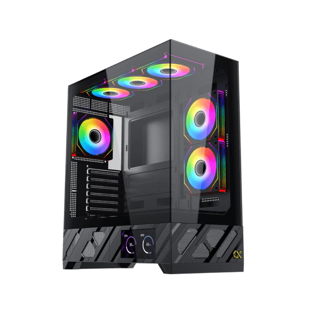 Boîtier E-ATX Xigmatek Alphard Pro RGB Noir Vitré