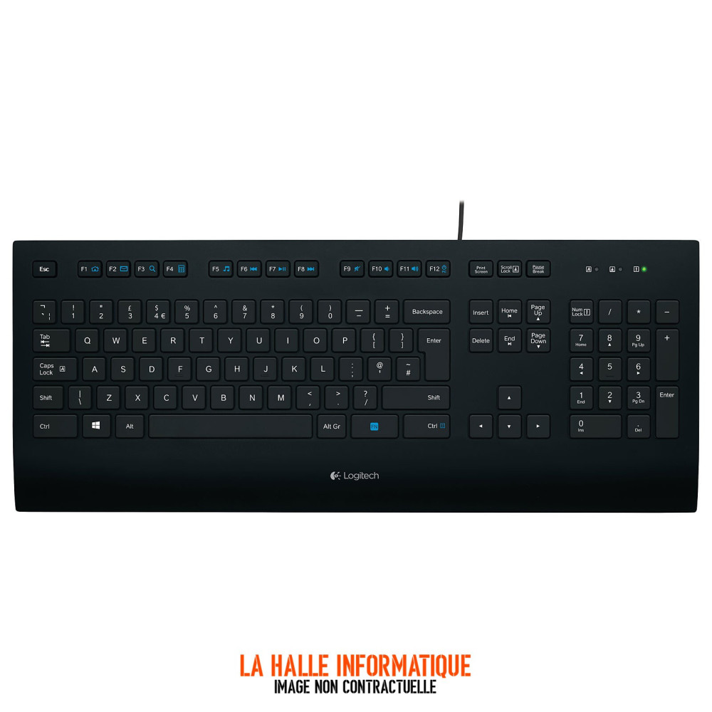 Clavier Logitech K280E - Confort et robustesse filaire