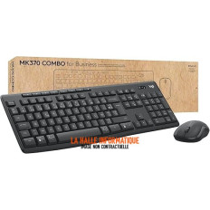 Logitech MK370 Combo Business - Pack clavier souris sans fil noir
