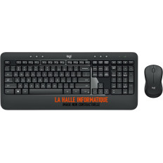 Logitech Pack Clavier/Souris MK540 sans fil noir