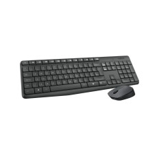 Pack Logitech MK235 Clavier Souris Sans Fil Noir