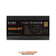 Alimentation EVGA SuperNova GT 1000W ATX Noir