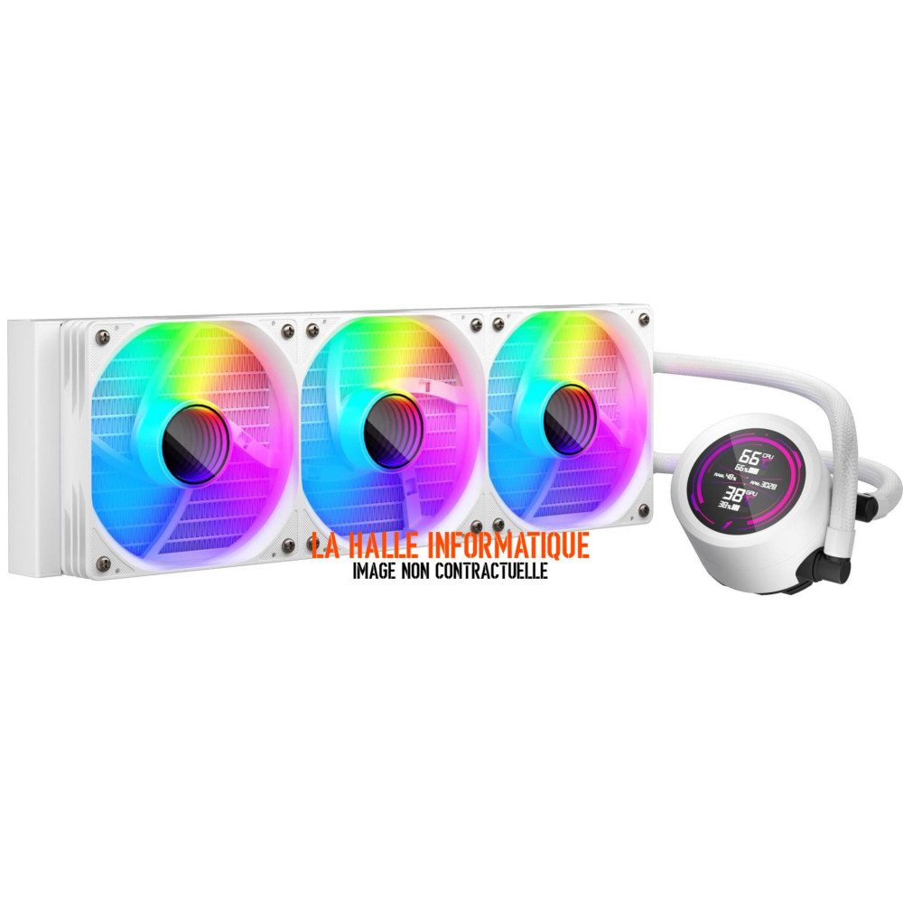 Kit Watercooling 1stPlayer TS4 RGB 360mm Blanc