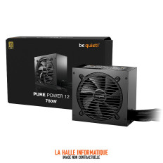be quiet! Pure Power 12 750W - Alimentation ATX Noir