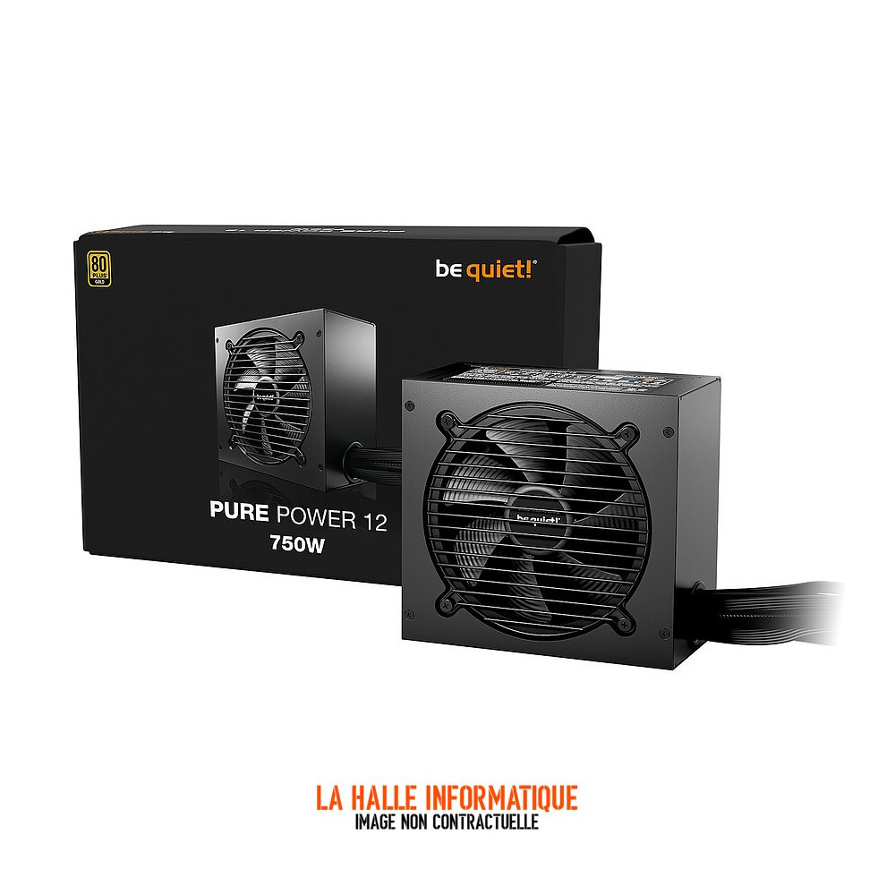 be quiet! Pure Power 12 750W - Alimentation ATX Noir