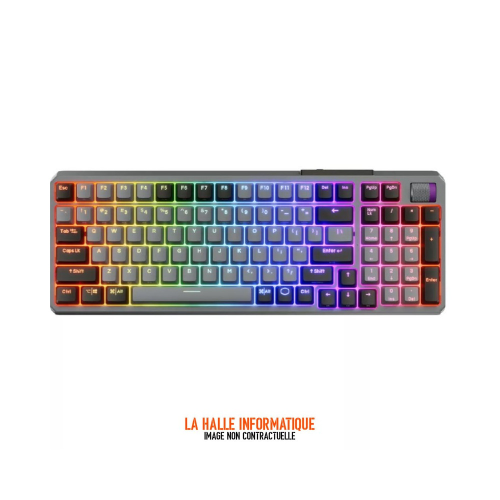 Cooler Master MK770 RGB – Clavier mécanique Bluetooth Gris