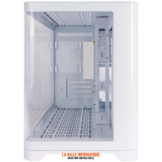Boîtier Micro ATX 1stPlayer UView 6 RGB Blanc Vitres