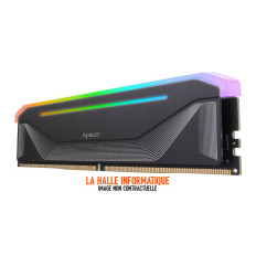 Kit RAM DDR5 Apacer Nox RGB 32Go 6000MHz (Noir)