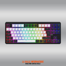 Clavier Gamer sans fil Hator Rockfall 3 TKL RGB Aurum Linear