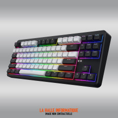Clavier Gamer sans fil Hator Rockfall 3 TKL RGB Aurum Linear