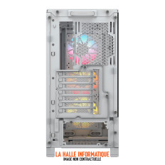 Boîtier ATX Corsair 4000D RS RGB Blanc - Panneau vitré