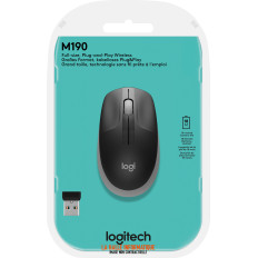 Logitech M190 Souris Sans Fil Noir/Gris – Confort et Fiabilité