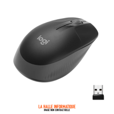 Logitech M190 Souris Sans Fil Noir/Gris – Confort et Fiabilité