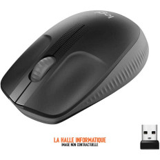 Logitech M190 Souris Sans Fil Noir/Gris – Confort et Fiabilité