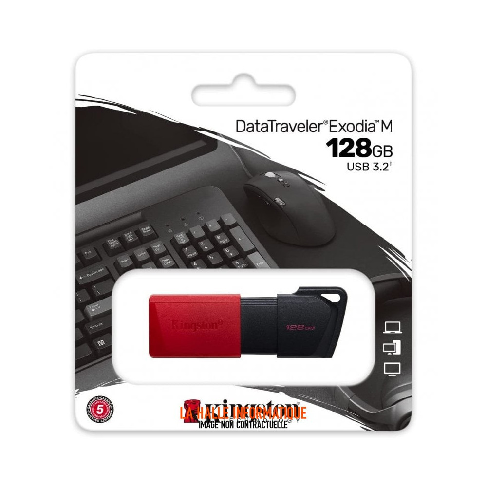 Clé USB Kingston DataTraveler Exodia M 128Go USB 3.2