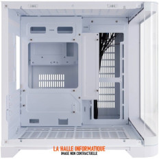 Boîtier Micro ATX 1stPlayer UView 5 RGB Blanc | Mini Tour vitré