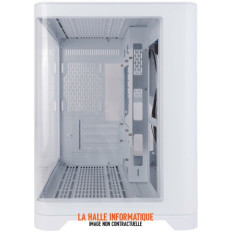 Boîtier Micro ATX 1stPlayer UView 5 RGB Blanc | Mini Tour vitré