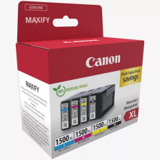 Pack 4 cartouches d'encre Canon PGI-1500XL XL couleurs