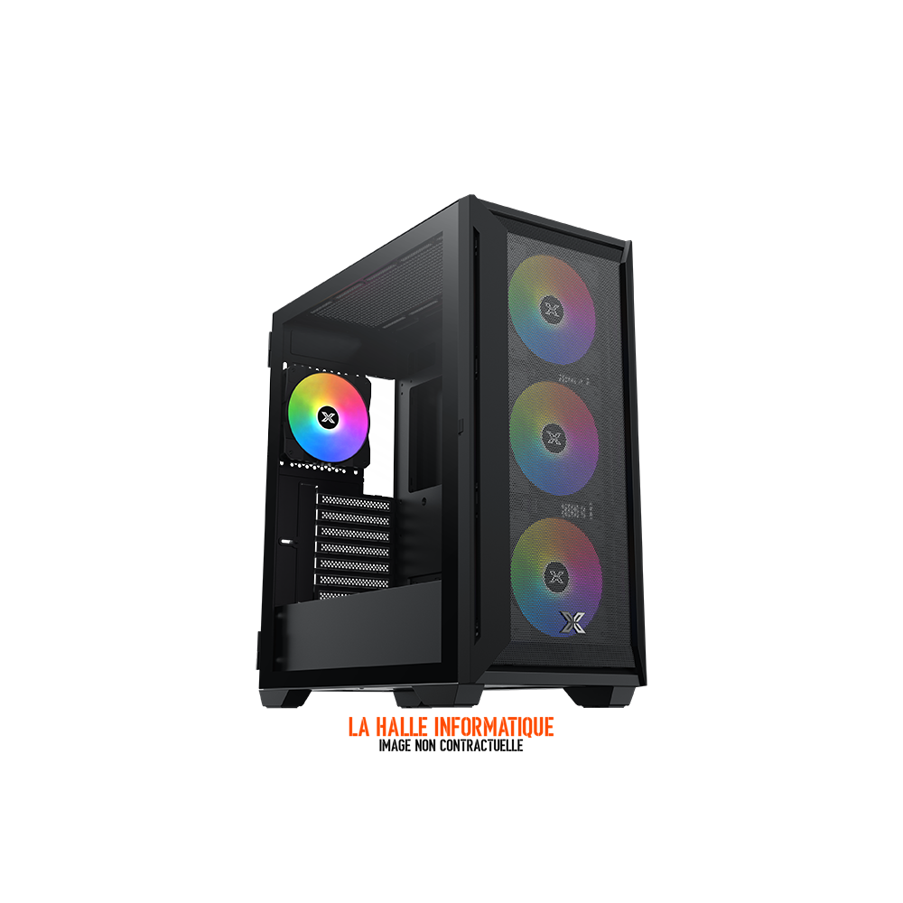 Xigmatek Master X II Pro RGB - Boîtier Moyen Tour E-ATX Noir