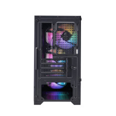 Boîtier ATX 1stPlayer H2 RGB Noir Panneau Vitré