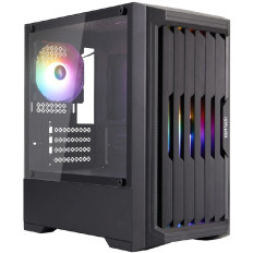 Boîtier ATX 1stPlayer H2 RGB Noir Panneau Vitré