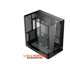 Boîtier Xigmatek Pano II RGB E-ATX Noir - Panneaux vitrés