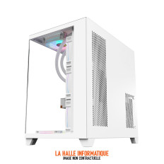 Boîtier ATX 1stPlayer MV8-TP RGB Blanc Vitres | Gaming Design