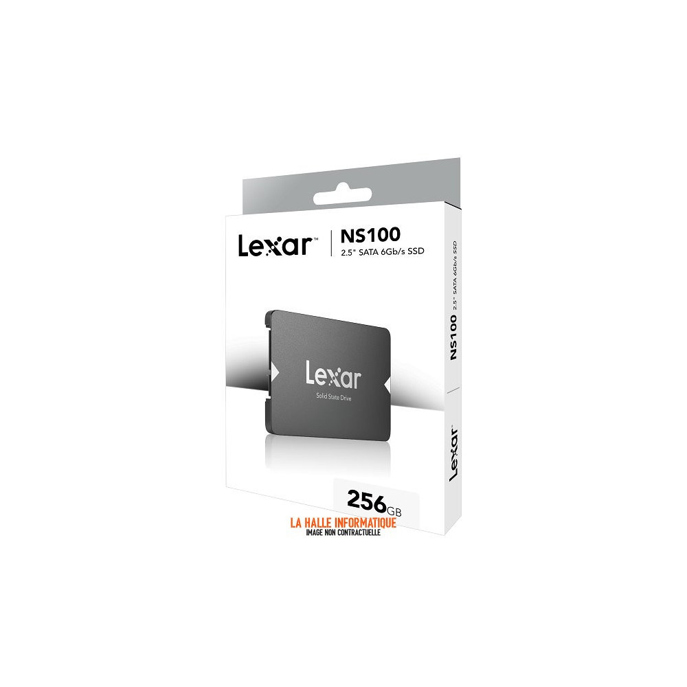 Disque SSD Lexar NS100 256Go - S-ATA 2,5"