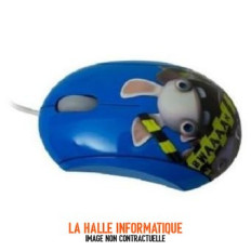 Souris filaire SteelSeries Lapins Crétins BWAAAAH (Bleu)