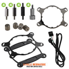 EVGA CLC RGB 360mm Noir - Kit Watercooling AIO performant