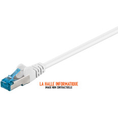 Câble Réseau RJ45 Goobay Cat 6E SSTP 2m Blanc
