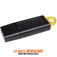 Clé USB 3.2 Kingston DataTraveler Exodia - 128Go (Jaune/Noir)